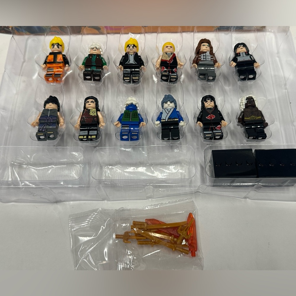 Naruto Anime Action Figures + Accessories Building Blocks Brick 12+ Mini Figure - Picture 5 of 7